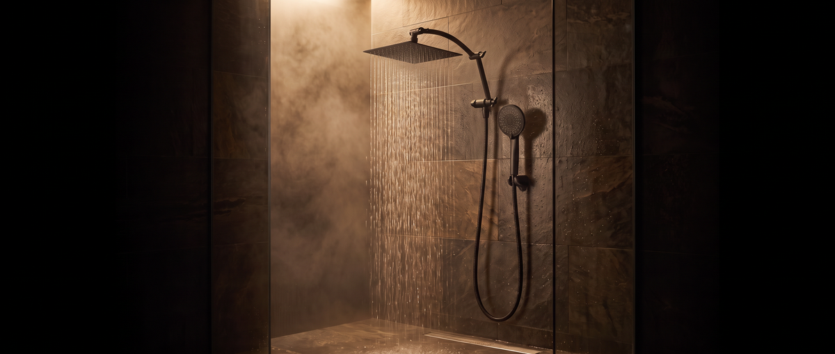 A Spa Shower. No Remodel.